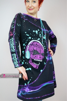 "Musik Skull" Jersey ca. 72/170 cm